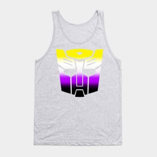 Nonbinary Autobot Pride Tank Top